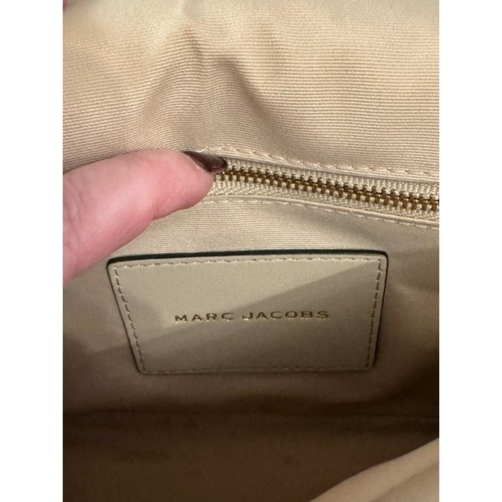 Marc Jacobs J Marc Cross/Shoulder Bag Black Cream Colorblock Leather - Picture 16 of 16